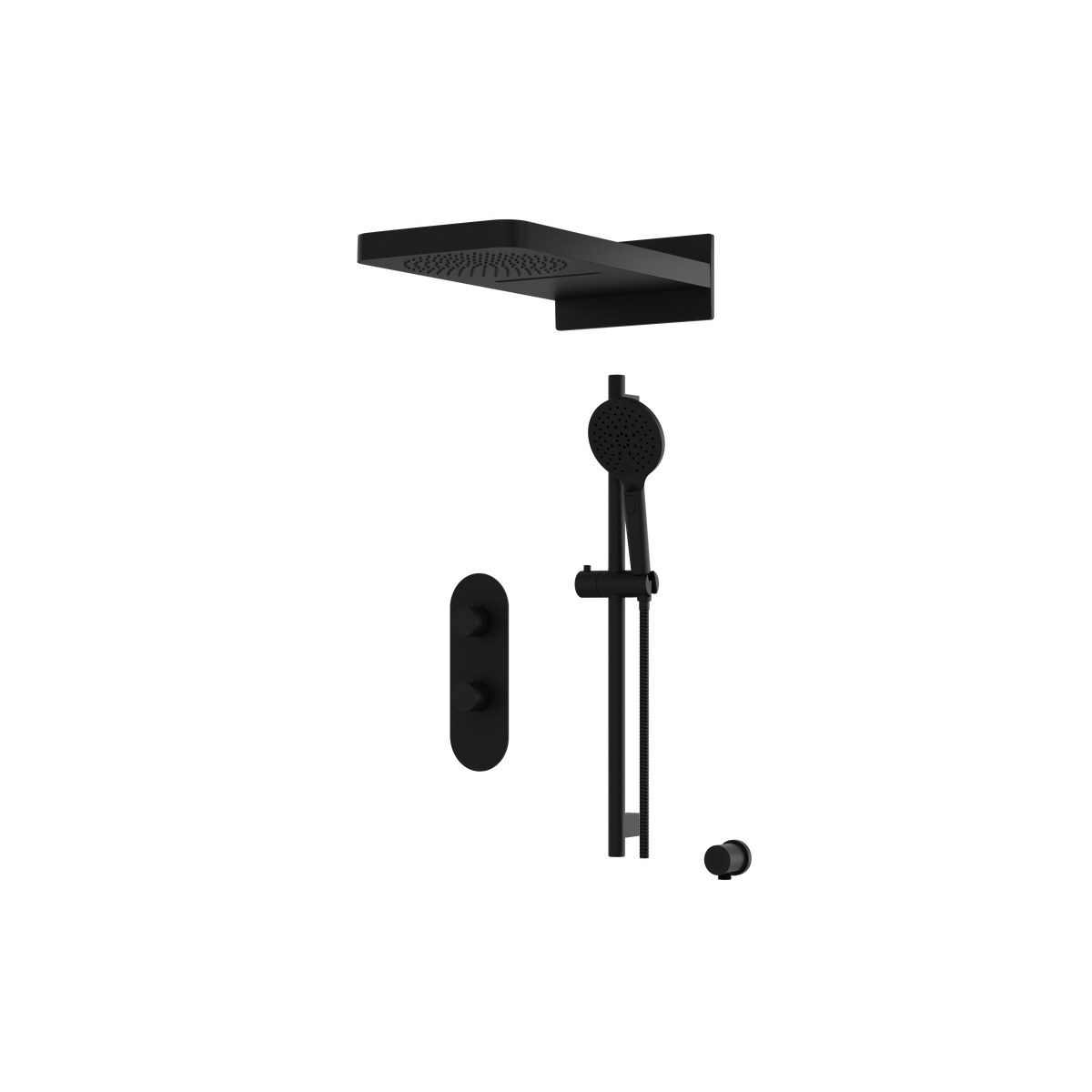 Aquabrass Showerbox SHOWERBOX04 Shower Faucet 3-Way Shared