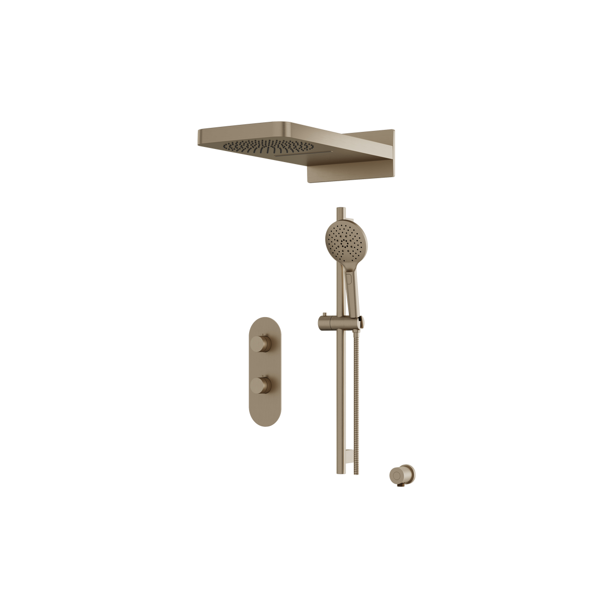 Aquabrass Showerbox SHOWERBOX04 Shower Faucet 3-Way Non Shared