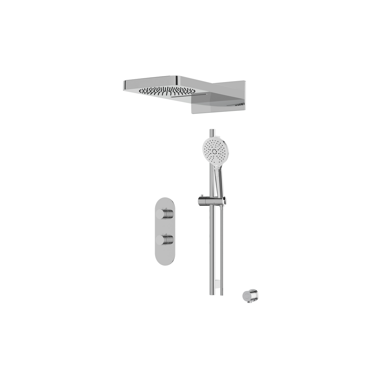Aquabrass Showerbox SHOWERBOX04 Shower Faucet 3-Way Shared