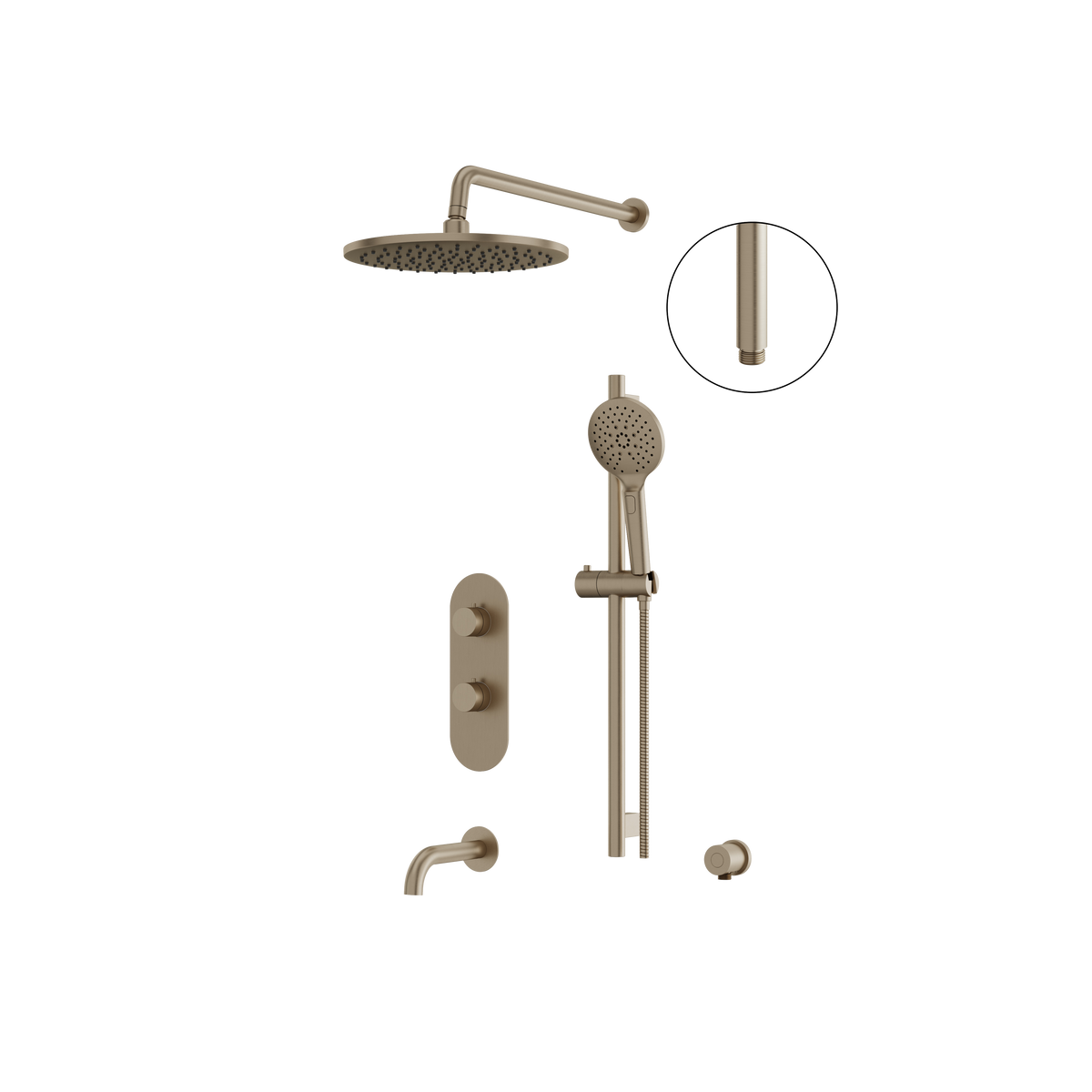 Aquabrass Showerbox SHOWERBOX02 SHOWERBOX02 Shower Faucet 3-Way Non Shared