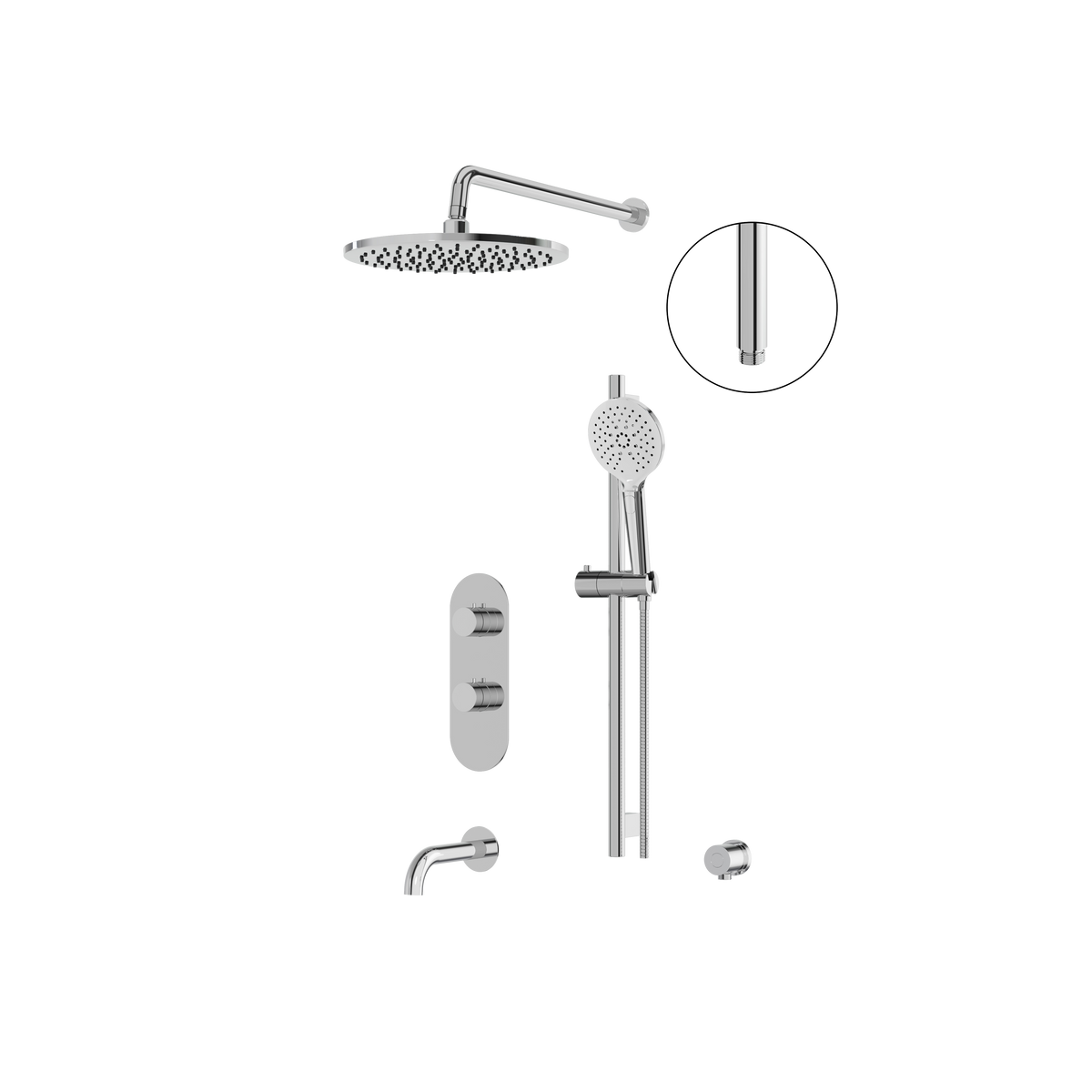 Aquabrass Showerbox SHOWERBOX02 SHOWERBOX02 Shower Faucet 3-Way Shared