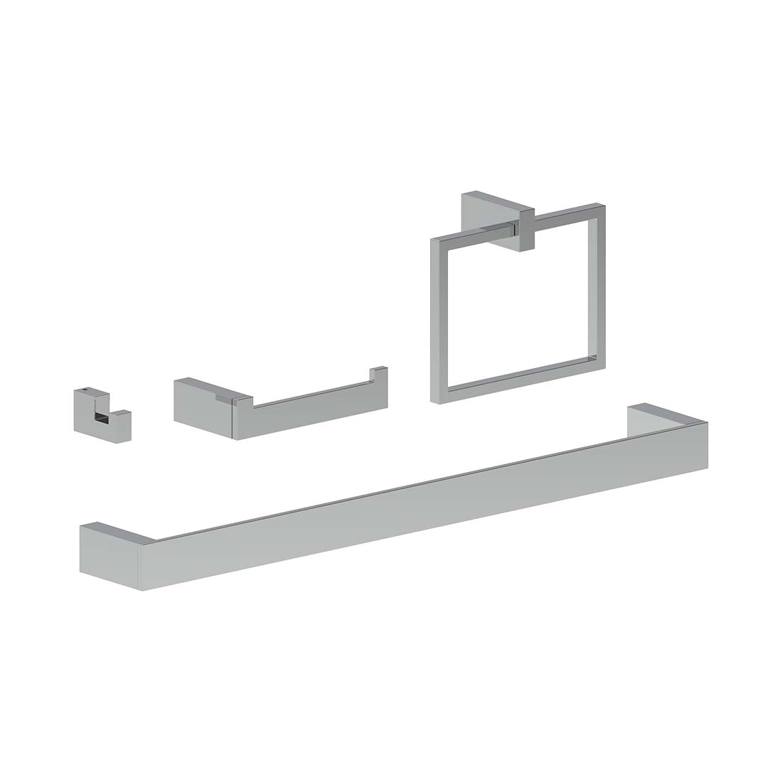 AQUALEM ACS0019 Series 19 4-Piece Accessory Set