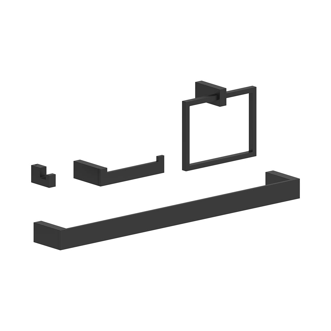 AQUALEM ACS0019 Series 19 4-Piece Accessory Set