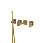 Aquabrass Alpha 92N04S Wall Tub Filler with Hs Trim