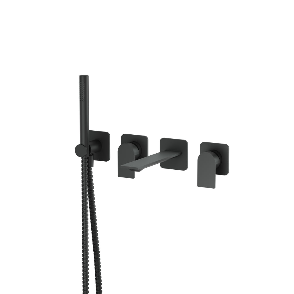 Aquabrass Alpha 92N04S Wall Tub Filler with Hs Trim