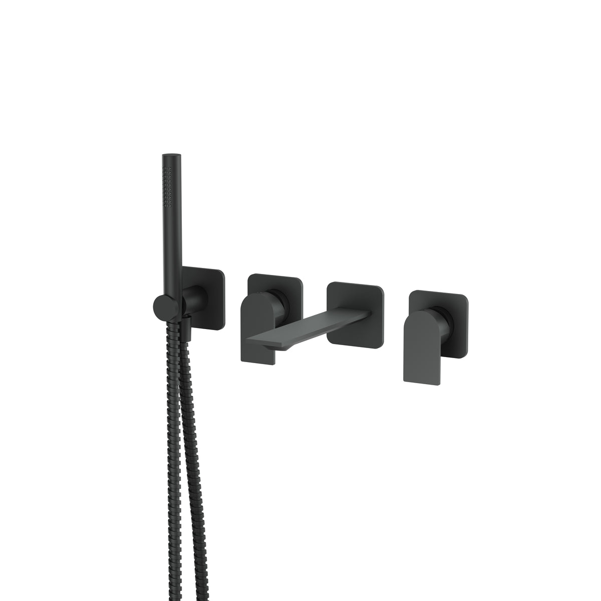 Aquabrass Alpha 92N04S Wall Tub Filler with Hs Trim