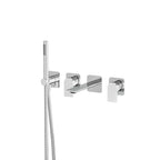 Aquabrass Alpha 92N04S Wall Tub Filler with Hs Trim
