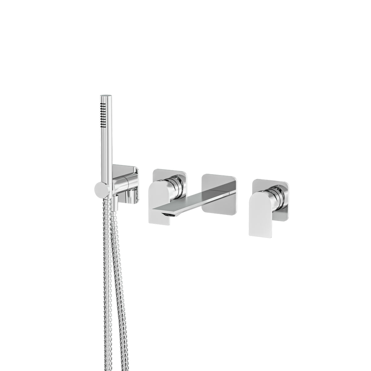 Aquabrass Alpha 92N04S Wall Tub Filler with Hs Trim