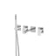 Aquabrass Alpha 92N04S Wall Tub Filler with Hs Trim