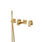 Aquabrass Alpha 92N04S Wall Tub Filler with Hs Trim