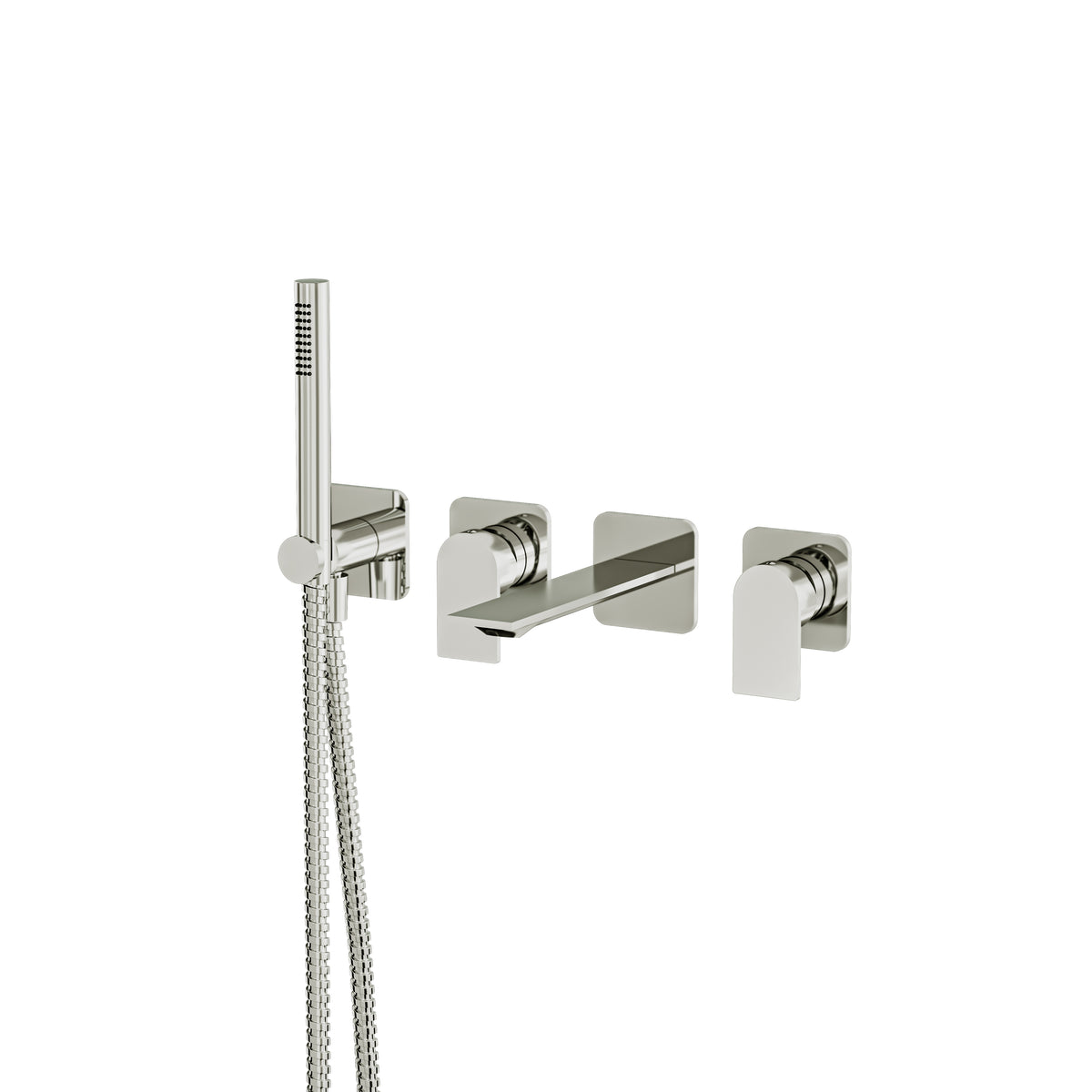 Aquabrass Alpha 92N04S Wall Tub Filler with Hs Trim