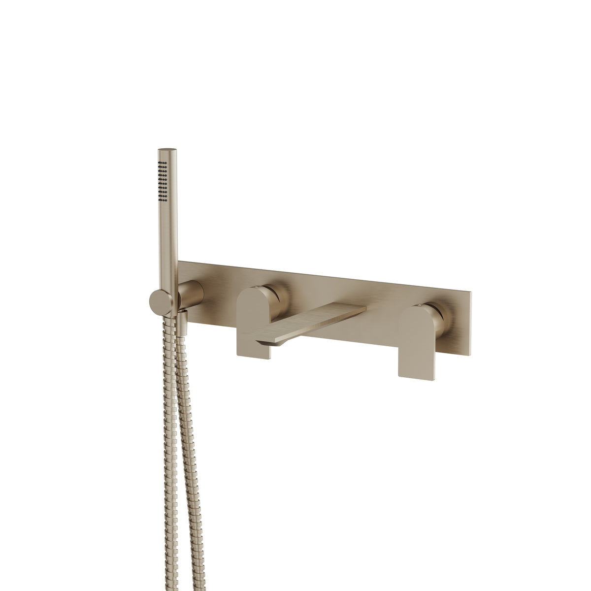 Aquabrass Alpha 92N04 Wall Tub Filler with Hs Trim