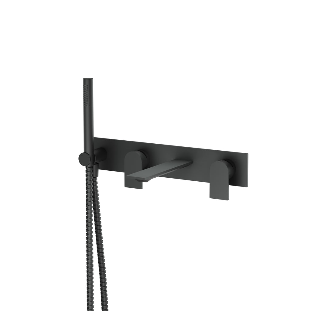 Aquabrass Alpha 92N04 Wall Tub Filler with Hs Trim