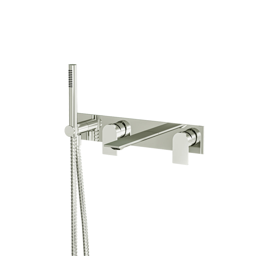 Aquabrass Alpha 92N04 Wall Tub Filler with Hs Trim