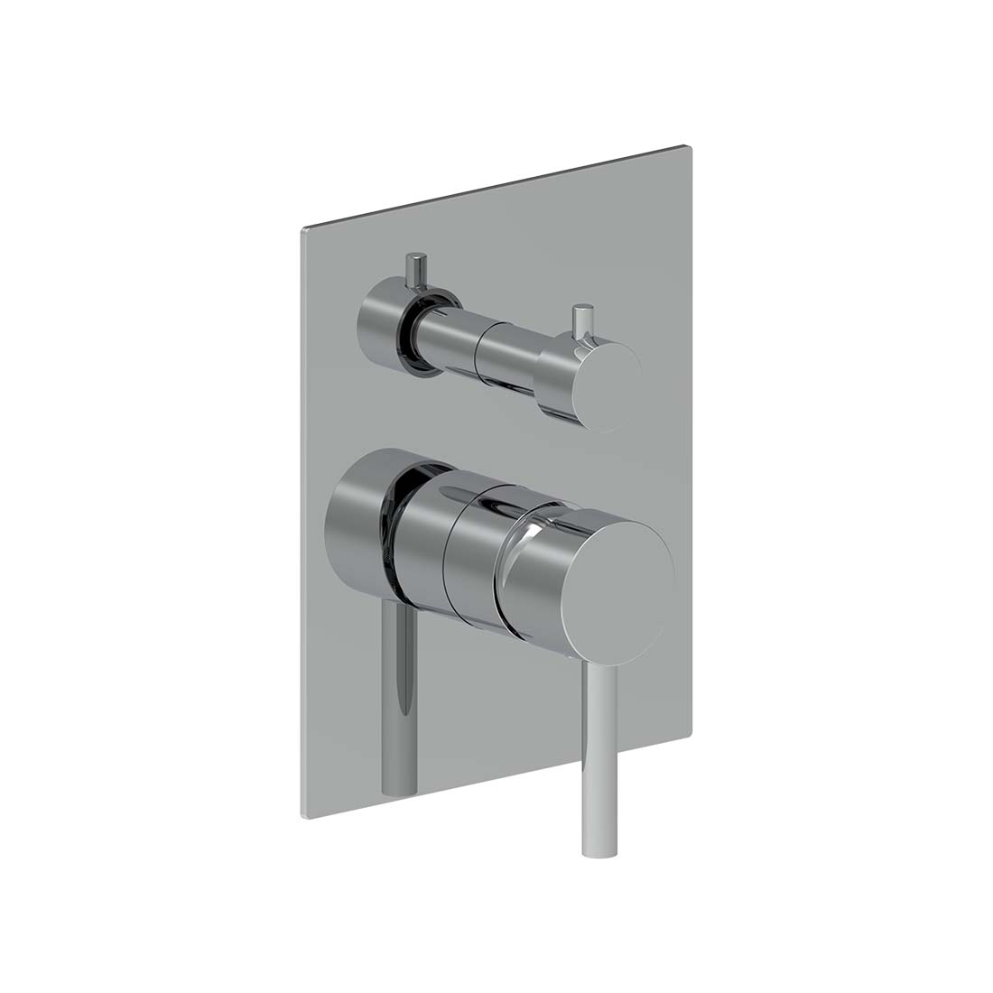 AQUALEM AQP5202.TR Gio 2-Way Round Pressure Balance Valve Trim (REQ.: AQP5200.RI)