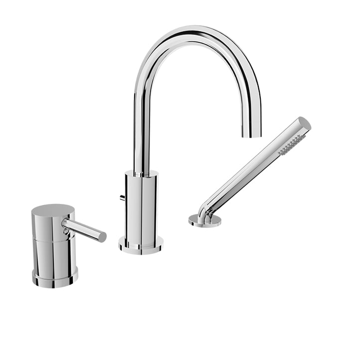 BARIL ZIP B66 B66-1369-03 3-piece tub filler with hand shower