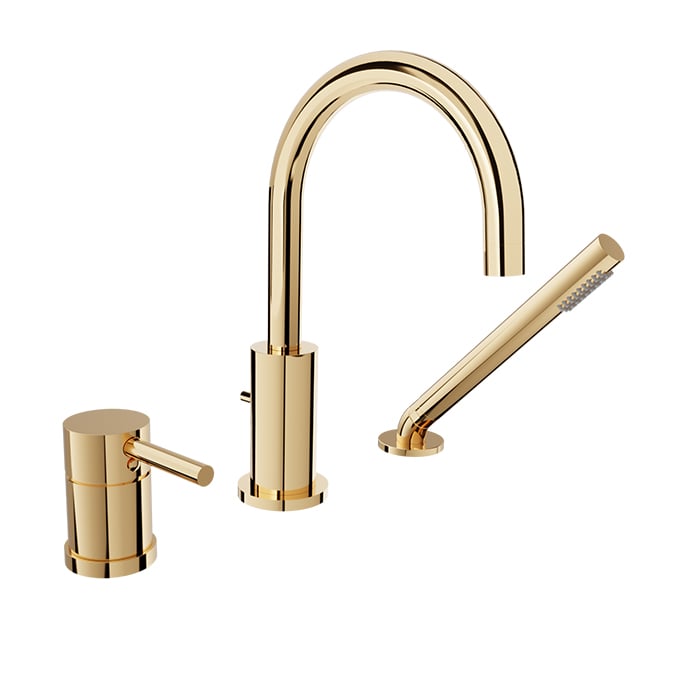 BARIL ZIP B66 B66-1369-03 3-piece tub filler with hand shower Secondary image