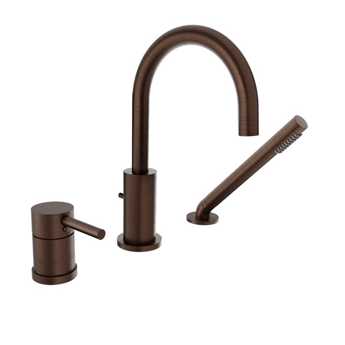BARIL ZIP B66 B66-1369-03 3-piece tub filler with hand shower