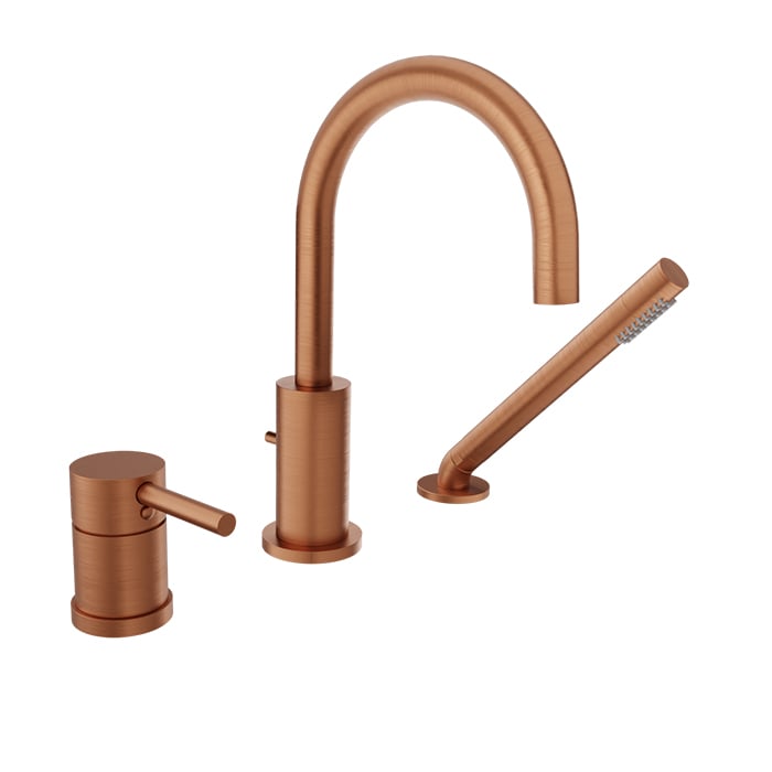 BARIL ZIP B66 B66-1369-03 3-piece tub filler with hand shower