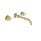 BARIL ZIP B66 B66-8041-00L Two handles wall-mounted lavatory faucet, drain not included