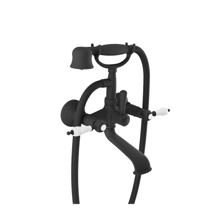BARIL VICTOIRE B74 B74-1201-01 Wall-mounted tub faucet with hand shower