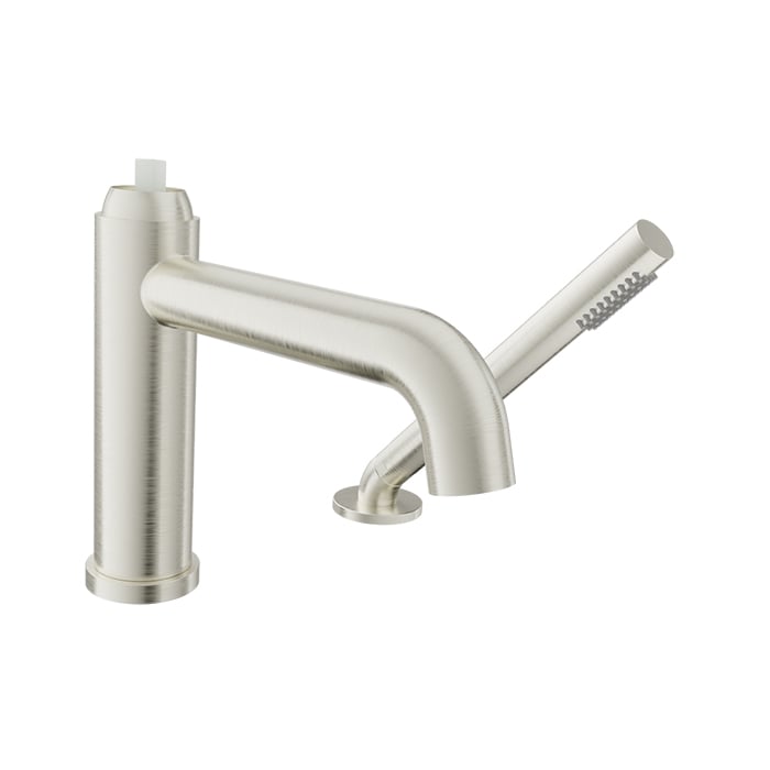 BARIL Air B80 B80-1249-00 2-Piece Tub Filler With Hand Shower - Brushed Nickel / M80-1100-30 - Matte Black