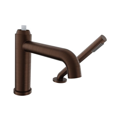 BARIL Air B80 B80-1249-00 2-Piece Tub Filler With Hand Shower - Venetian Bronze / M80-1100-20 - Polished Nickel