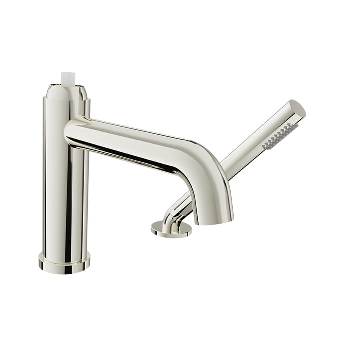 BARIL Air B80 B80-1249-00 2-Piece Tub Filler With Hand Shower - Polished Nickel / M80-1100-20 - Polished Nickel