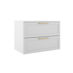 ICO BR1002 Rhythm 31" Two Drawer Wall-Mounted Vanity
