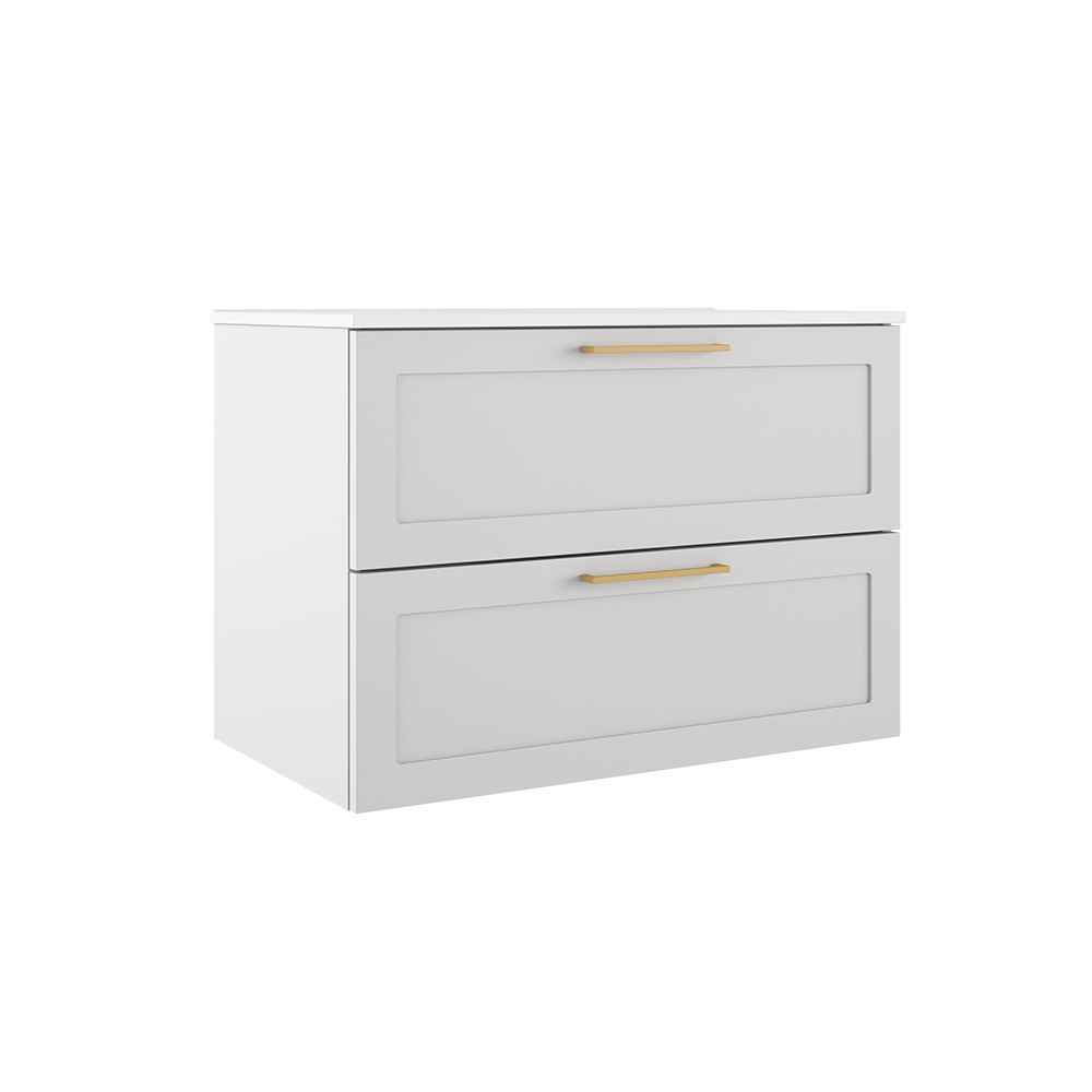 ICO BR1002 Rhythm 31" Two Drawer Wall-Mounted Vanity