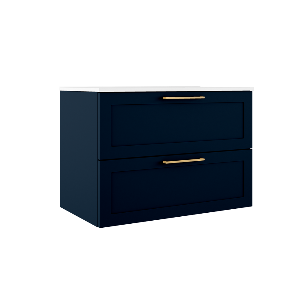 ICO BR1002 Rhythm 31" Two Drawer Wall-Mounted Vanity