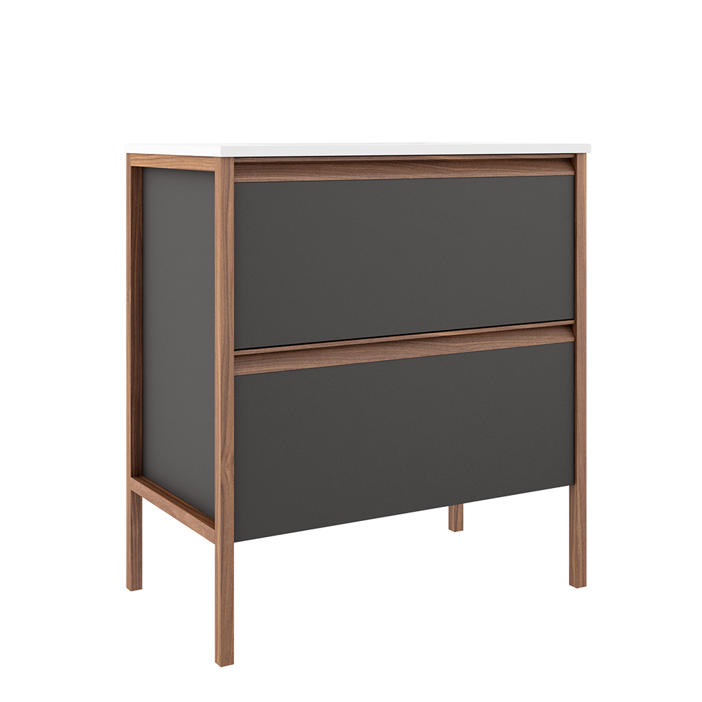 ICO BT1005 Tempo 31" Two Drawer Freestanding Vanity