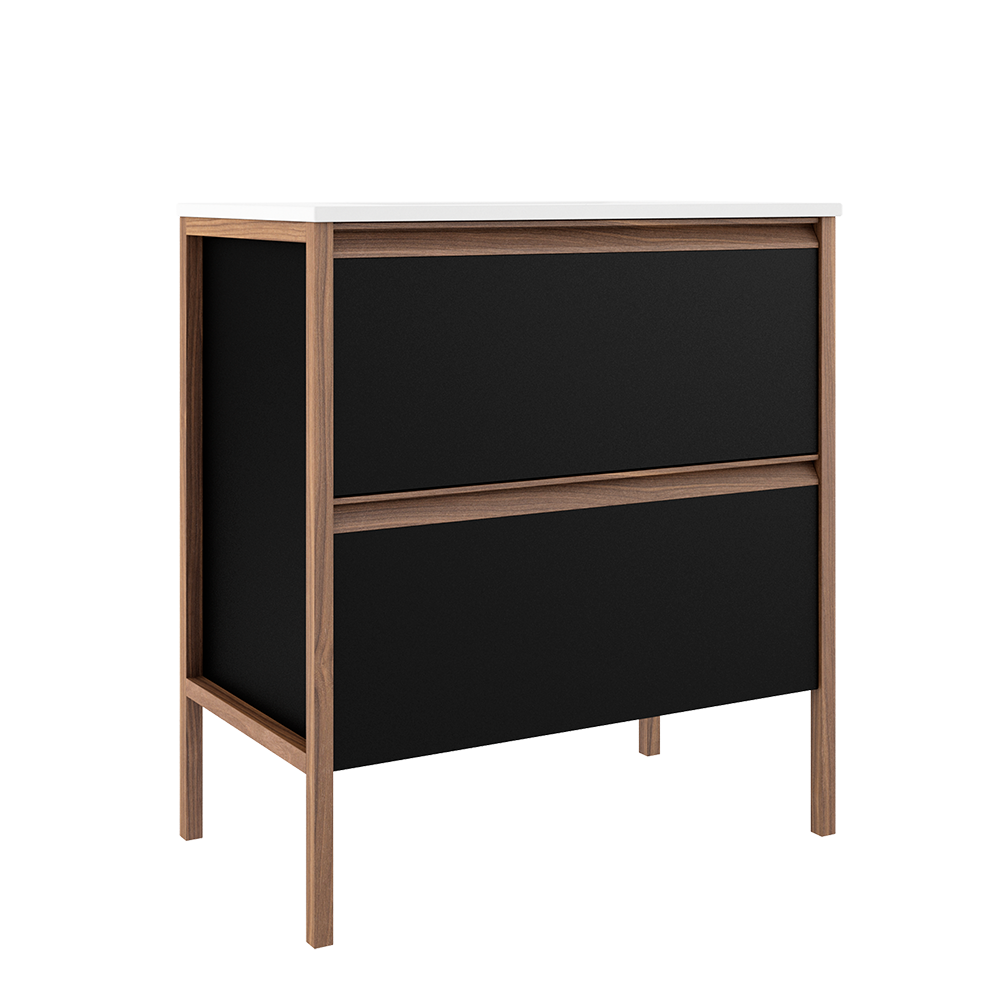 ICO BT1005 Tempo 31" Two Drawer Freestanding Vanity