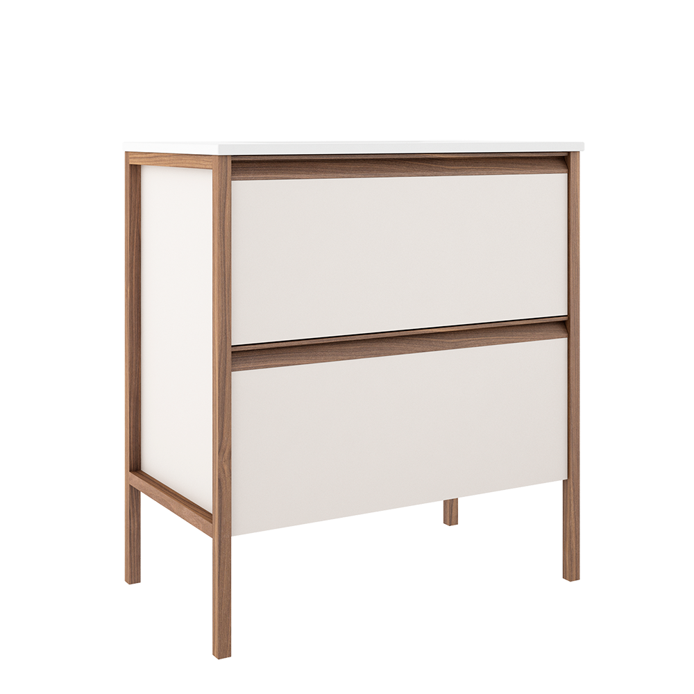 ICO BT1005 Tempo 31" Two Drawer Freestanding Vanity