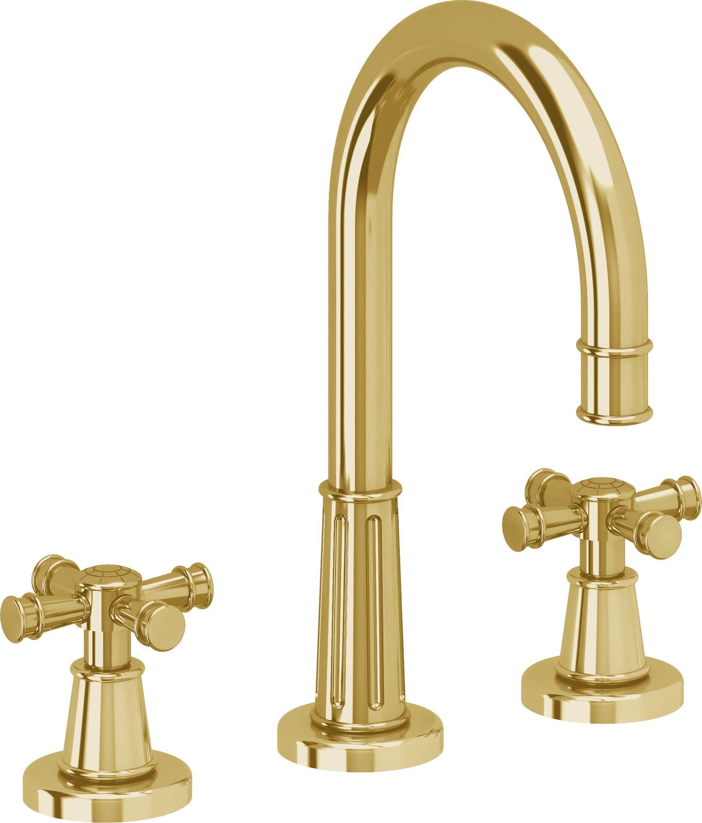 California Faucets C102X  Trousdale  8" Widespread Lavatory Faucet with ZeroDrain