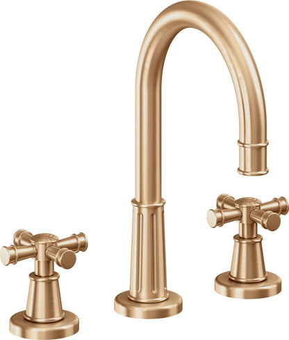 California Faucets C102X  Trousdale  8" Widespread Lavatory Faucet with ZeroDrain