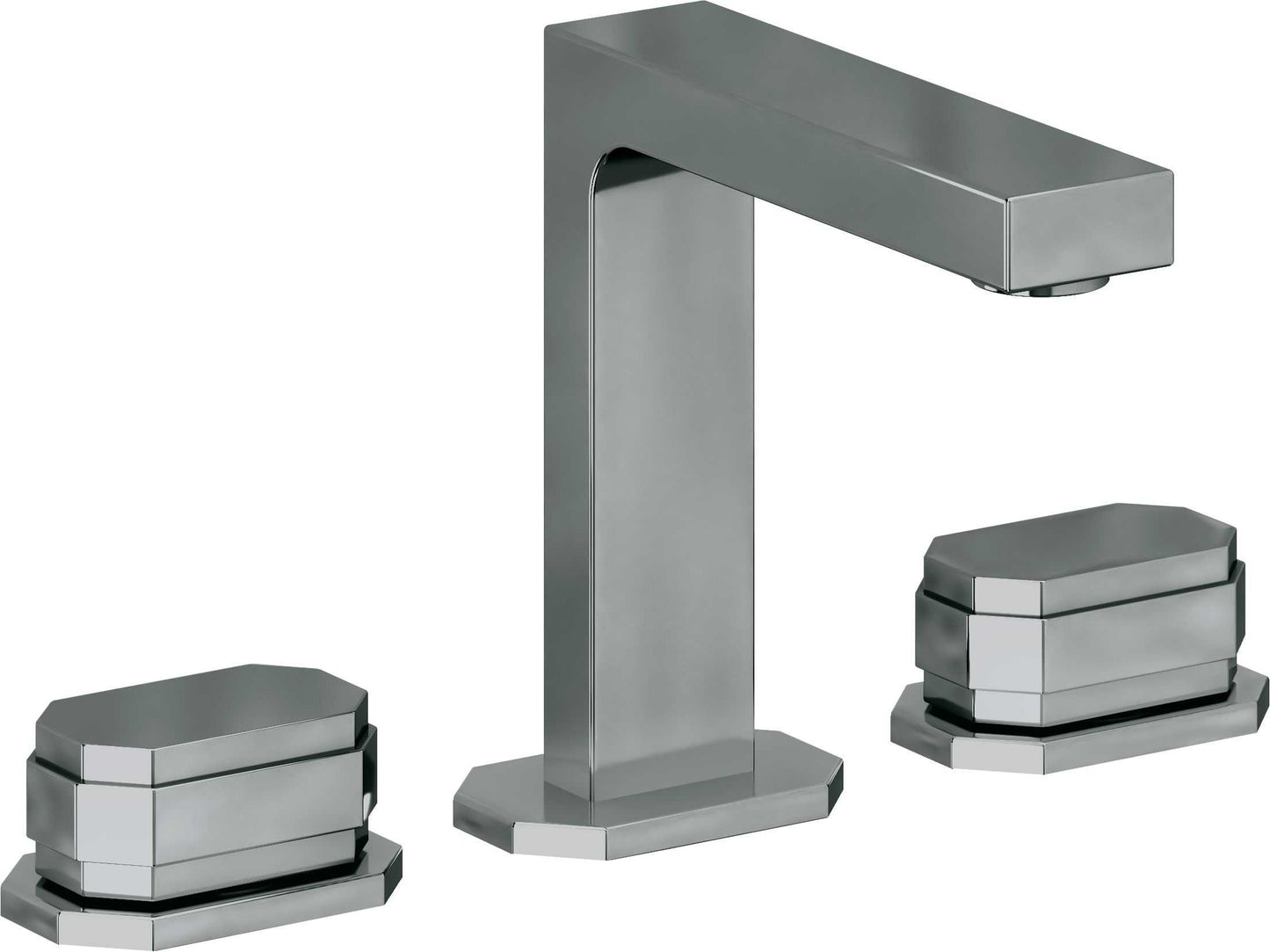 California Faucets C202B  Doheny  8" Widespread Lavatory Faucet with ZeroDrain