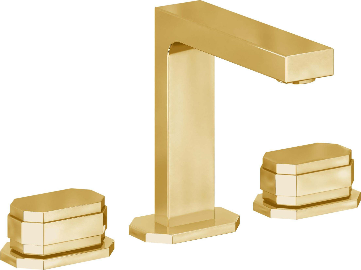 California Faucets C202B  Doheny  8" Widespread Lavatory Faucet with ZeroDrain
