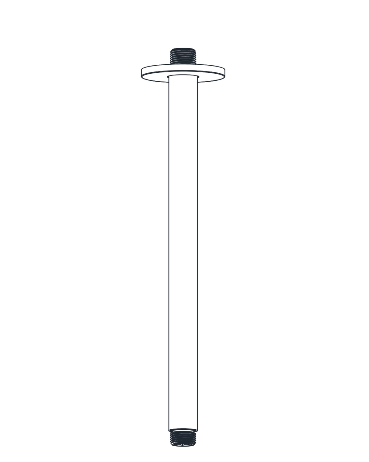 AQUALEM CR1235 Origin 316 12" Ceiling Shower Arm