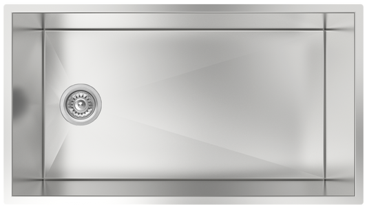 ZOMODO CRC762 32" Sgl Sink - Undermount, 18ga, R0/6, Sgl Box