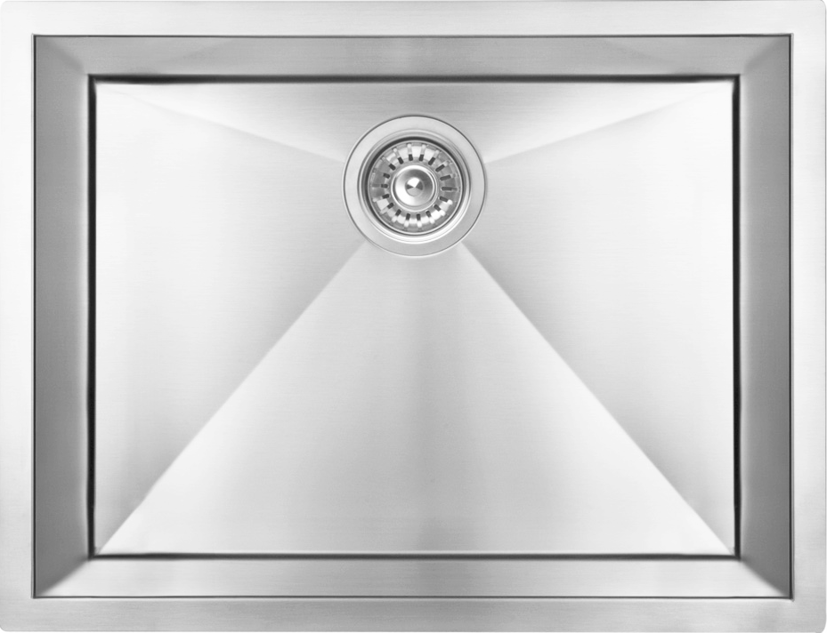 ZOMODO CRC584 25" Sgl Sink - Undermount, 18ga, R0/6, Sgl Box Main image