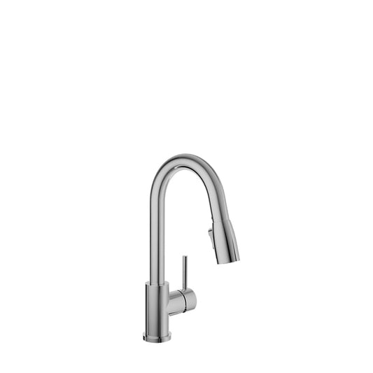 BARIL Unick CUI-2040-02L Single-Hole Bar / Prep Kitchen Faucet With 2-Function Pull-Down Spray