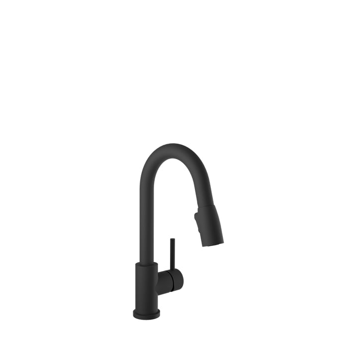 BARIL Unick CUI-2040-02L Single-Hole Bar / Prep Kitchen Faucet With 2-Function Pull-Down Spray Secondary image
