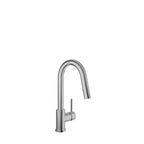 BARIL UNICK CUI-2040-35L Single-hole bar / prep kitchen faucet with 2-function pull-down spray