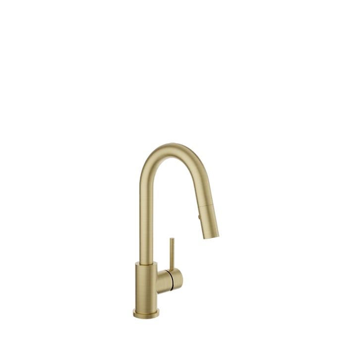 BARIL UNICK CUI-2040-35L Single-hole bar / prep kitchen faucet with 2-function pull-down spray