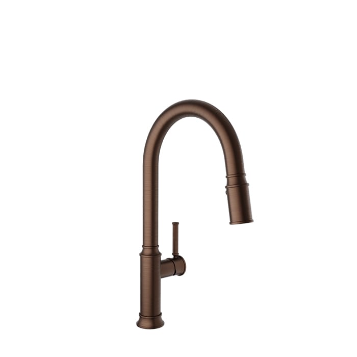 BARIL VILLA CUI-3040-02L High single-hole kitchen faucet with 2-function pull-down spray