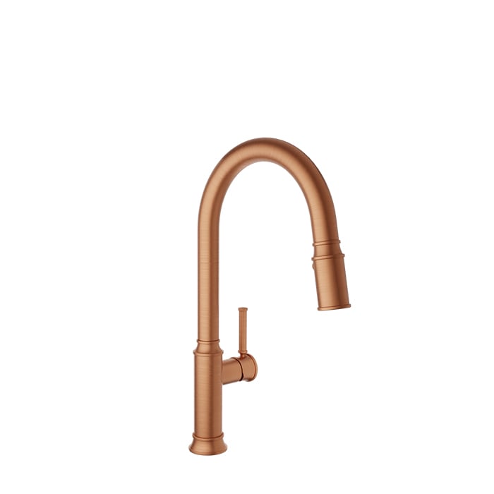 BARIL VILLA CUI-3040-02L High single-hole kitchen faucet with 2-function pull-down spray