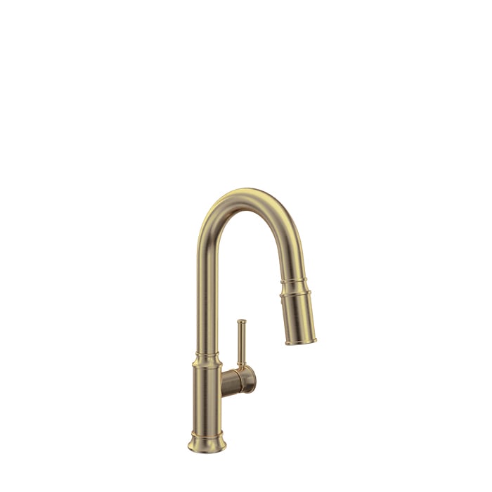 BARIL VILLA CUI-3045-02L Single-hole bar / prep kitchen faucet with 2-function pull-down spray