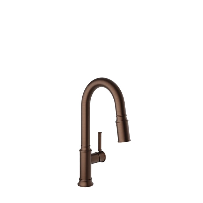 BARIL VILLA CUI-3045-02L Single-hole bar / prep kitchen faucet with 2-function pull-down spray