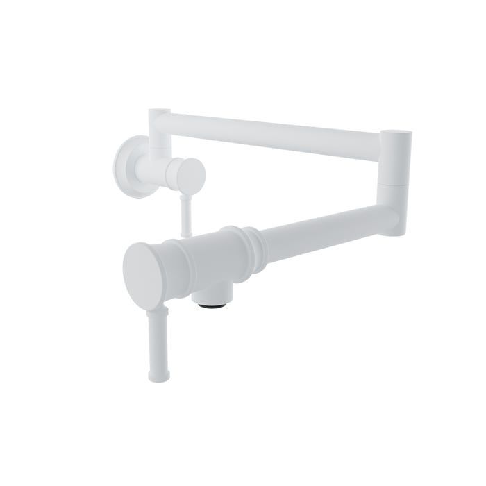 BARIL VILLA CUI-4230-00L Single-hole wall-mounted pot filler with two handles